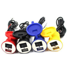 12V USB Motorcycle Mobile Phone Charger Power Socket